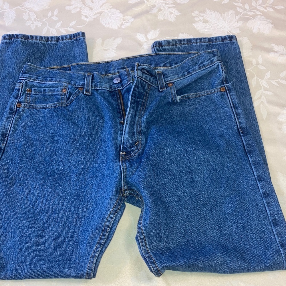 LEVI'S 505 Blue Denim Jeans 33x30
